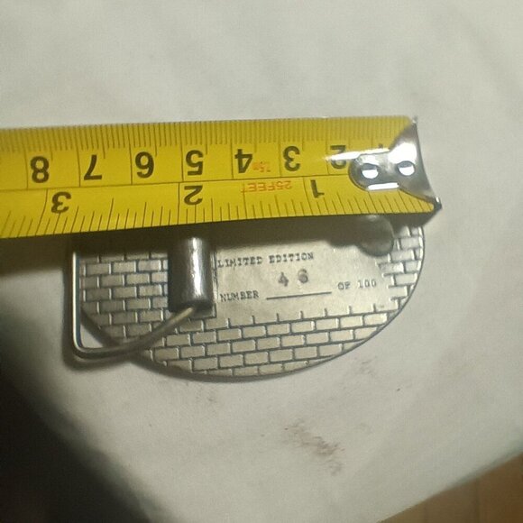 Vintage 1980s Belt Buckle Adezy Rocky Mountain MCC RELIEF SALE 1989 Mennonite - Picture 4 of 5